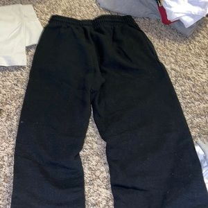 Black sweatpants, size women’s small